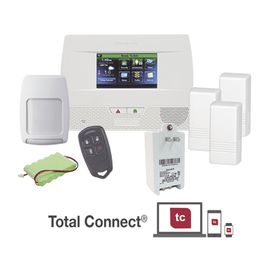 panel de alarma inalambrico autocontenido con pantalla touch l5210 integrable a casa inteligente usando servicio de total conne