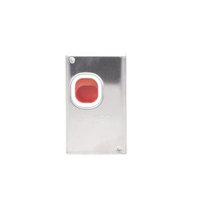 botón de pánico con restablecimiento manual con cubierta metálica nanc3745