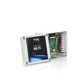 modulo wifi con gabinete para uso en energizadores yonusaaplicación sin costoactivación remota de 4 salidas tipo relay con alta