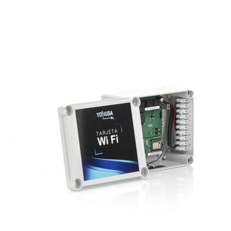 Modulo Wifi Con Gabinete Para Uso En Energizadores Yonusa/aplicación Sin Costo/activación Remota De 4 Salidas Tipo Relay Con Alt