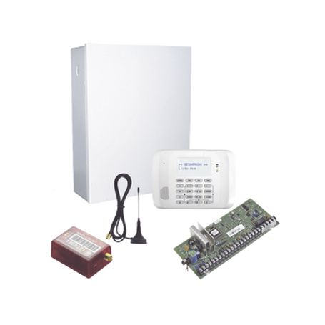 kit de panel de alarma hibridoteclado 6162rf y comunicador mn01ltem  2 anos de servicio incluidos