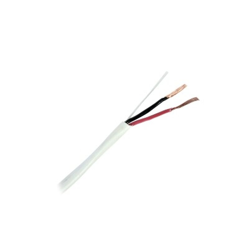 Bobina de cable manguera plano para audio de 3x1.5mm de 250m color blanco -  Cablematic