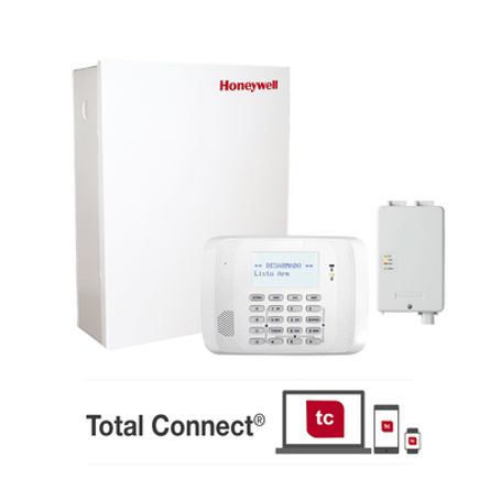 kit de alarma vista48la con teclado alfanumérico con receptor inalámbrico y comunicador gsm ltexa