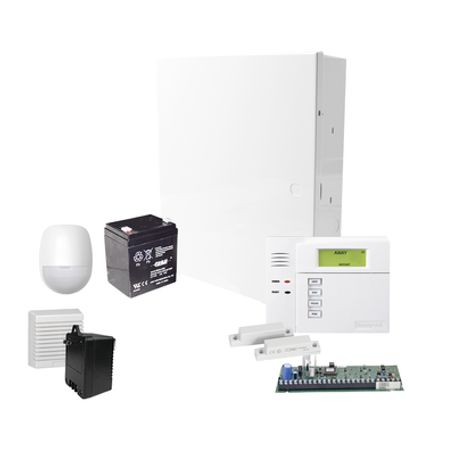 sistema de alarma vista48la con sensor de movimiento contactos magneticos sirena de 15 watts bateria y transformador