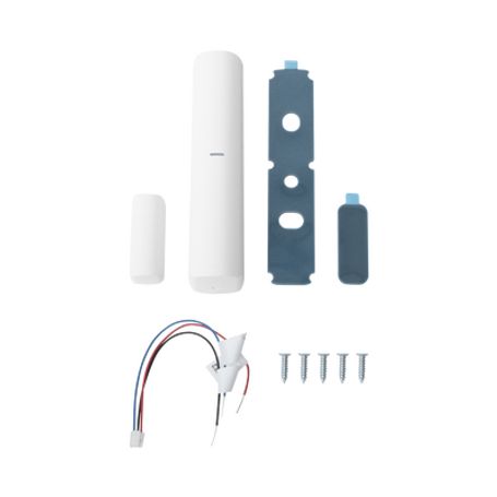 (ax Pro) Contacto Magnético Inalámbrico  2 Zonas Para Agregar Sensores Cableados / 3 En 1 / Soporta 2 Zonas Cableadas