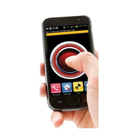 licencia aps app botón de pánico o asistencia personal para smartphone envia posición gps a central de alarmas con el software 