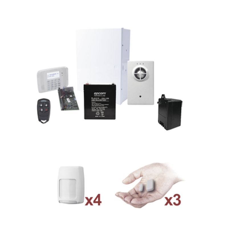 Kit Vista48protege1 (kit De Panel De Alarma Con Sensores Totalmente Inalambricos)