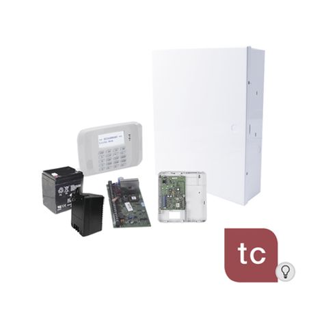 Kit De Sistema De Alarma Vista48 Con Comunicador Ip Y Un Ano De Servicio De Total Connect Incluido
