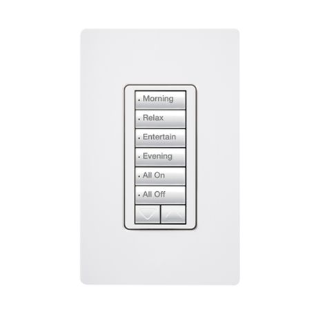teclado seetouch 6 botones 2 botones subirbajar programe escenas diferentes en cada botón