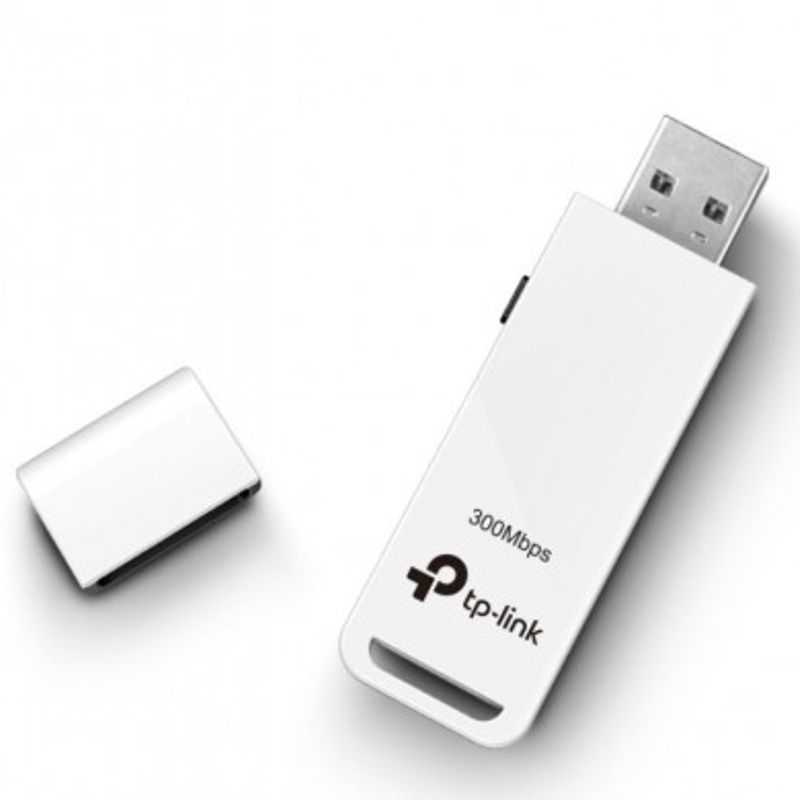 Adaptador USB  TPLINK TLWN821N Inalámbrico 300 Mbit/s Color blanco TL1 