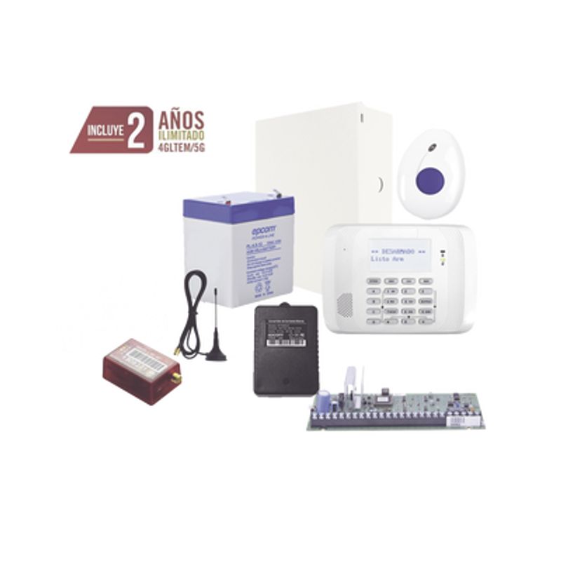 Kit De Alarma Vista48 Con Comunicador Botón De Pánico Y Detección De Caidas Inalámbrico Gabinete Transformador Y Bateria Kit De Alarma Vista48 Con Comunicador Botón De Pánico Y Detección De Caidas Inalámbrico Gabinete Transformador Y Bateria