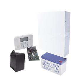 kit de panel de alarma vista48la con gabinete bateria de 9ah y transformador