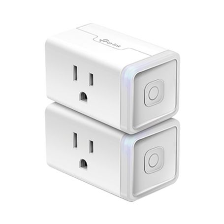 Kit De 2 Mini Tomacorriente Inteligente Wifi 100  120v 50/60hz 15.0a Compatible Con Amazon Alexa Y Google Assistant Color Blanco