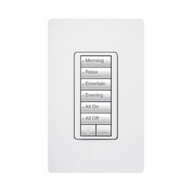 teclado seetouch hibrido 6 botones 2 botones subirbajar programe escenas diferentes en cada botónpuede instalarse en un interru