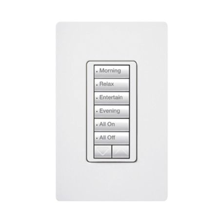 teclado seetouch hibrido 6 botones 2 botones subirbajar programe escenas diferentes en cada botónpuede instalarse en un interru