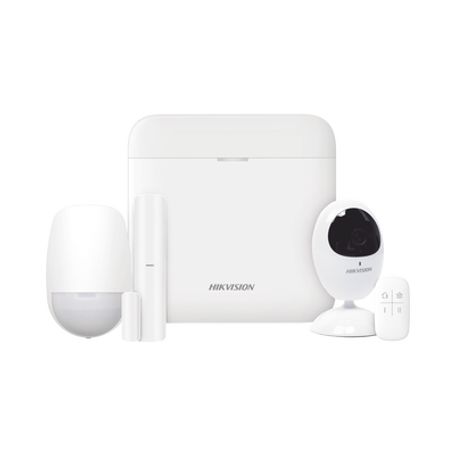 (ax Pro) Kit De Alarma Ax Pro Con Gsm (3g/4g) / Incluye 1 Hub Con Bateria De Respaldo / 1 Sensor Pir / 1 Contacto Magnético / 1 