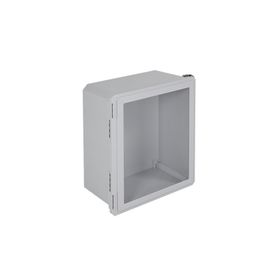 gabinete de fibra de vidrio ip66 para uso en interior o exterior y puerta transparente removible