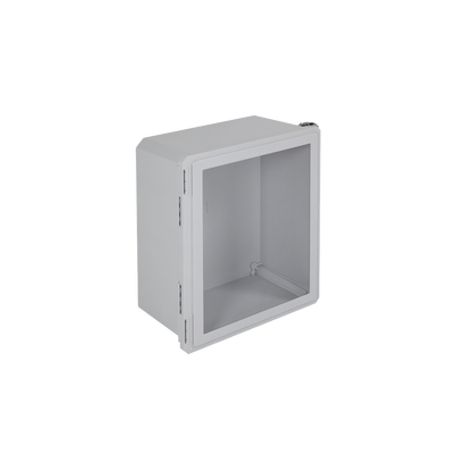 gabinete de fibra de vidrio ip66 para uso en interior o exterior y puerta transparente removible