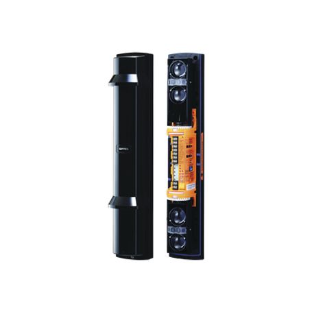 barrera fotoelectrica de 60 metros 4 rayos  4 canales  doble modulación y control de potencia del rayo