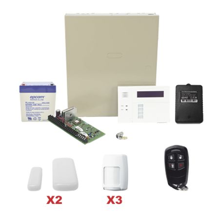 kit inalámbrico de panel vista48 con teclado 6160rf receptor inalámbrico 2 contactos 5800mini 3 pir 5800pir 1 remoto bateria y 