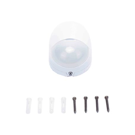 Detector Pir Cableado Interior / Doble Tecnologia (infrarrojo Y Microondas) / Detección De 15 Mts / Ángulo De 85.9° De Cobertura