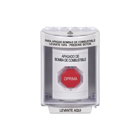 botón de apagado de bomba de combustible tapa protectora de policarbonato súper resistente con espaciador acción mantenida  tex