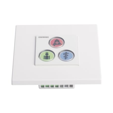 Modulo De 3 Botones Iluminados / Alarma / Cancelar Y Código Azul / Bus Rs485 / Compatible Con Nx0019/b Nx1021 Y Nx0015