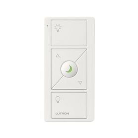 control remoto inalambrico con 3 botones subirbajar encender apagar nightlight color  blanco