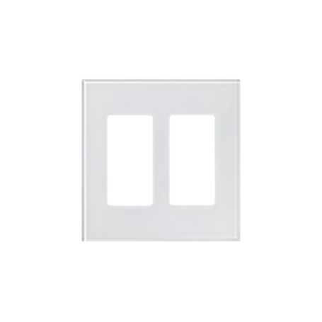 tapa de cristal para apagador o atenuador 2 espacios