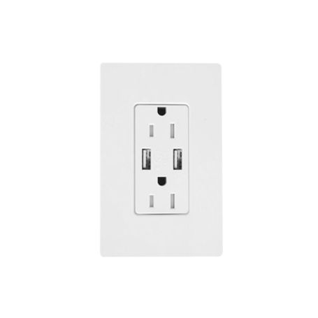 receptáculo 15 a con puerto usb