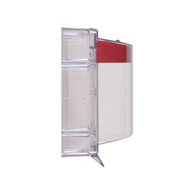 cubierta protectora serie stopper ii® de policarbonato con bocina espaciador transparente etiqueta en espanol 213936