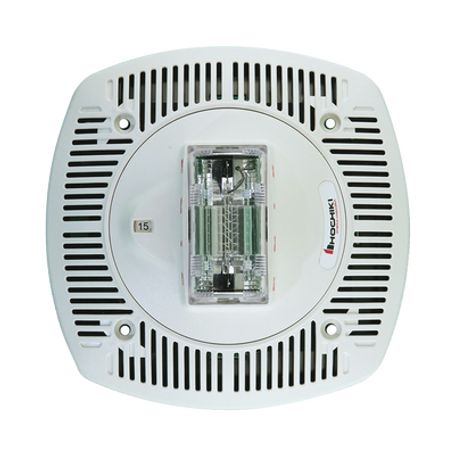 altavoz estroboscopico 24vdc multi candela montaje de techo blanco