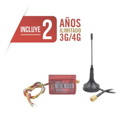 Comunicador 3g/4g Dual Sim / Incluye 2 Anos 3g/4g Sin Limites / Aplicación Gratuita / Cero Configuración / Compatible Honeywell/