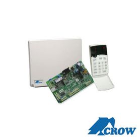 panel de alarma hibrido de 8 a 16 zonas  funciones de control de acceso incluye teclado de leds y detector de movimiento 