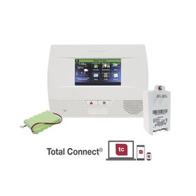 panel de alarma inalambrico autocontenido con pantalla touch l5210 integrable a casa inteligente usando servicio de total conne