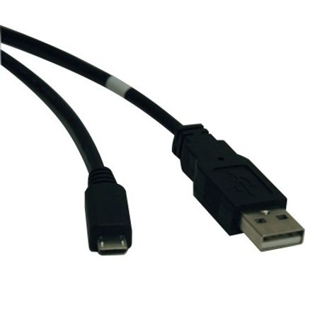 Cable USB 2.0 de Alta Velocidad TRIPPLITE U050006 USB A MicroUSB B Macho/Macho 183 m Negro TL1 