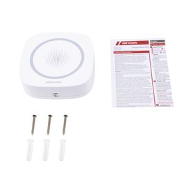 ax hub sirena inalámbrica interior para panel de alarma hikvision  110 db 171989