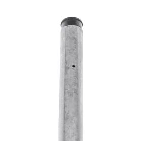 poste de esquina fabricado en tubo galvanizado con 5 perforaciones para aisladores175653