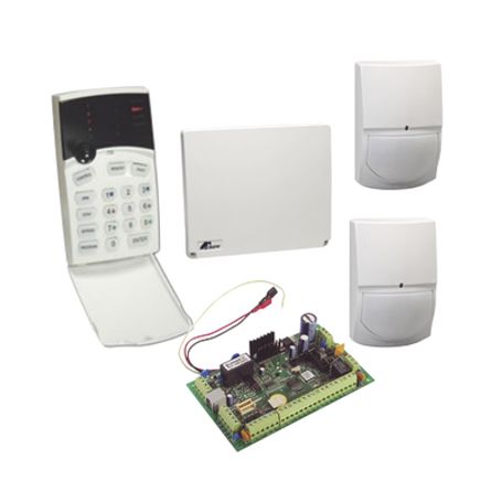 Panel De Alarma Hibrido De 8 A 16 Zonas Soporta Zonas Inalambricas Funciones De Control De Acceso Incluye Teclado De Leds Y Dos 