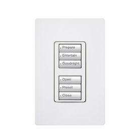 botonera con 6 botones 3 para switch onoff y 3 para atenuadores dimmer