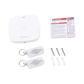 ax hub lector de tag inalámbrico para panel de alarma hikvision  exterior ip65  permite armar y desarmar171973