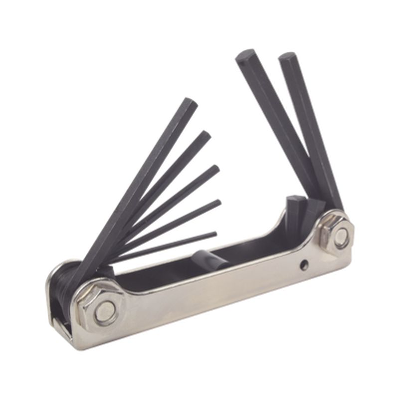 Juego De 7 Allen Keys 1.5/2/2.5/3/4/5 Y 6 Mm