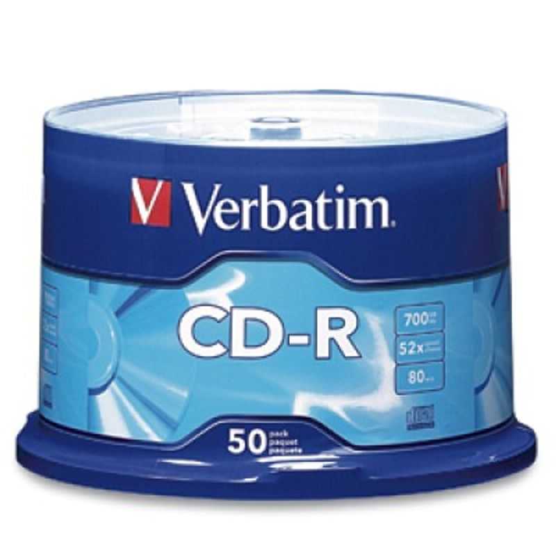 Disco CDR VERBATIM CDR 700 MB 50 52x 80 min TL1 
