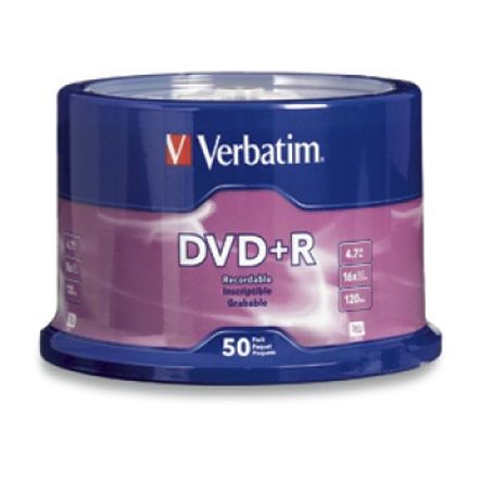Disco DVDR VERBATIM 95525/97174 DVDR 4.7 GB 50 16x 120 min TL1 