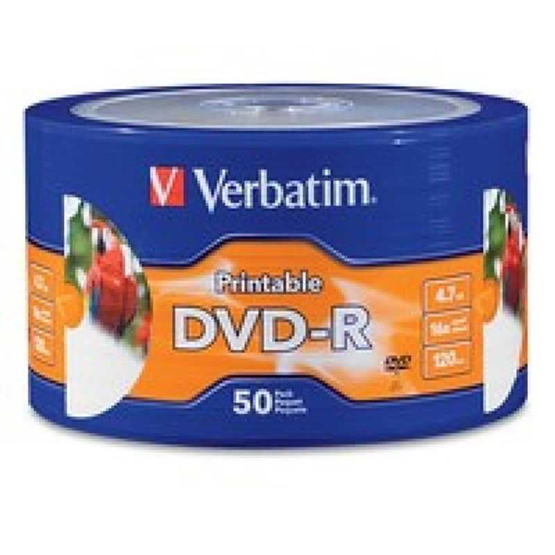Disco DVDR VERBATIM DVDR DVDR 50 120 min TL1 