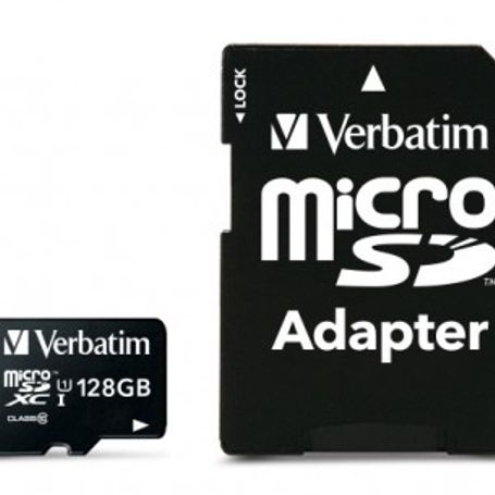 Tarjeta de Memoria 44085 marca VERBATIM microSDXD PREMIUM de 128GB TL1 