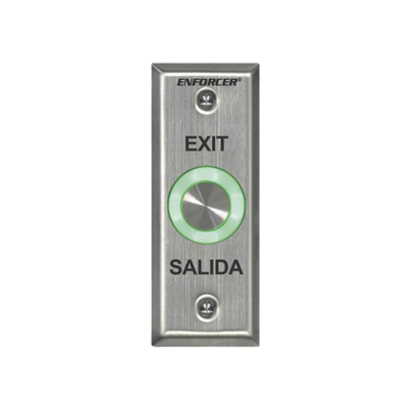 Botón De Salida Con Aro Iluminado Color Verde Y Rojo / Ip65 / Buzzer / Función Toggle (enclavado) / Función Temporizado / Dos Sa