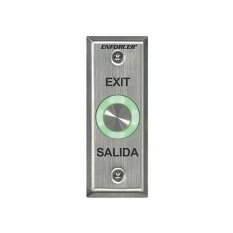 botón de salida con aro iluminado color verde y rojo  ip65  buzzer  función toggle enclavado  función temporizado  dos salidas 