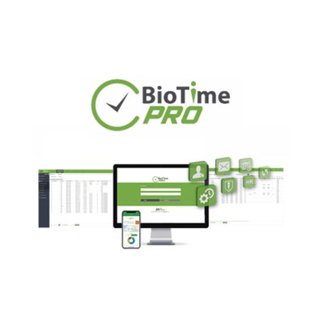 software de gestión centralizada de asistencia biotimepro licencia premium 50 dispositivos y 6000 empleados