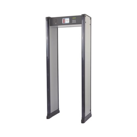 Arco Detector De Metales De 6 Zonas Con Anclaje Para Fijarse Al Piso. Incluye Sensor Ir Para Evitar Falsas Alarmas / Certificado
